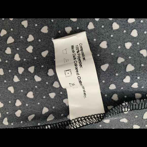 Zaful Heart Ruffle Cami Mini Dress black - Picture 4 of 5